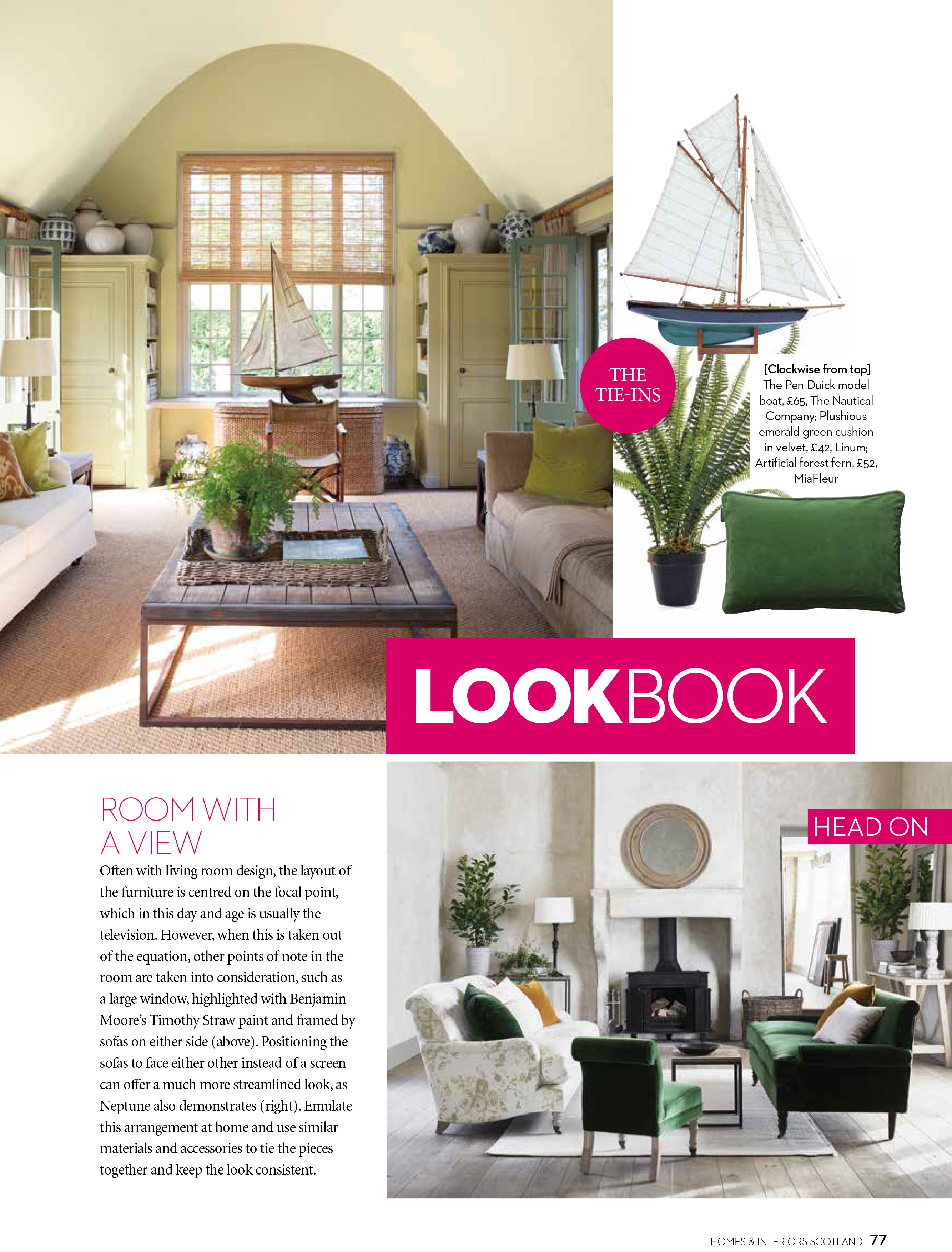 scotland s homes and interiors september october 2017 thompson