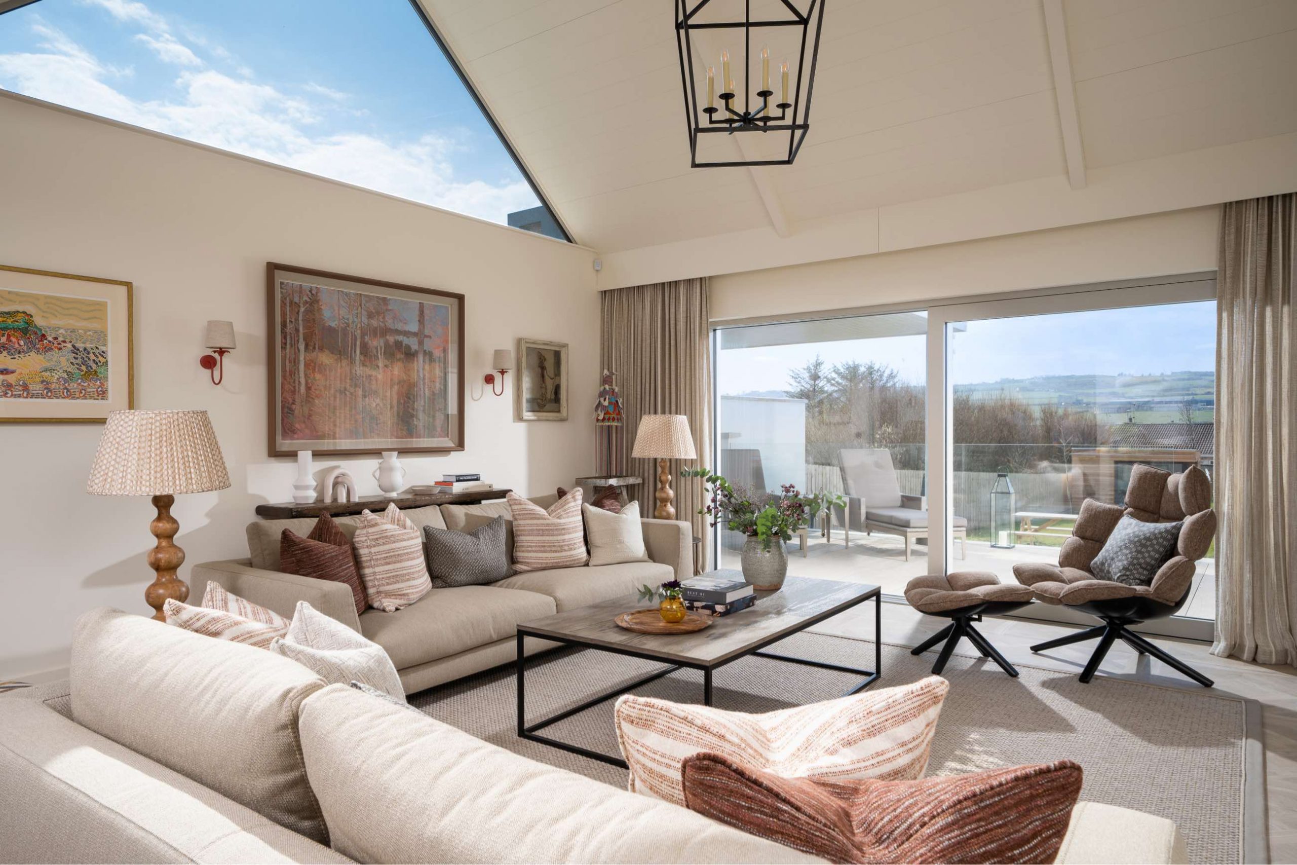 Living room with view of Portballintrae