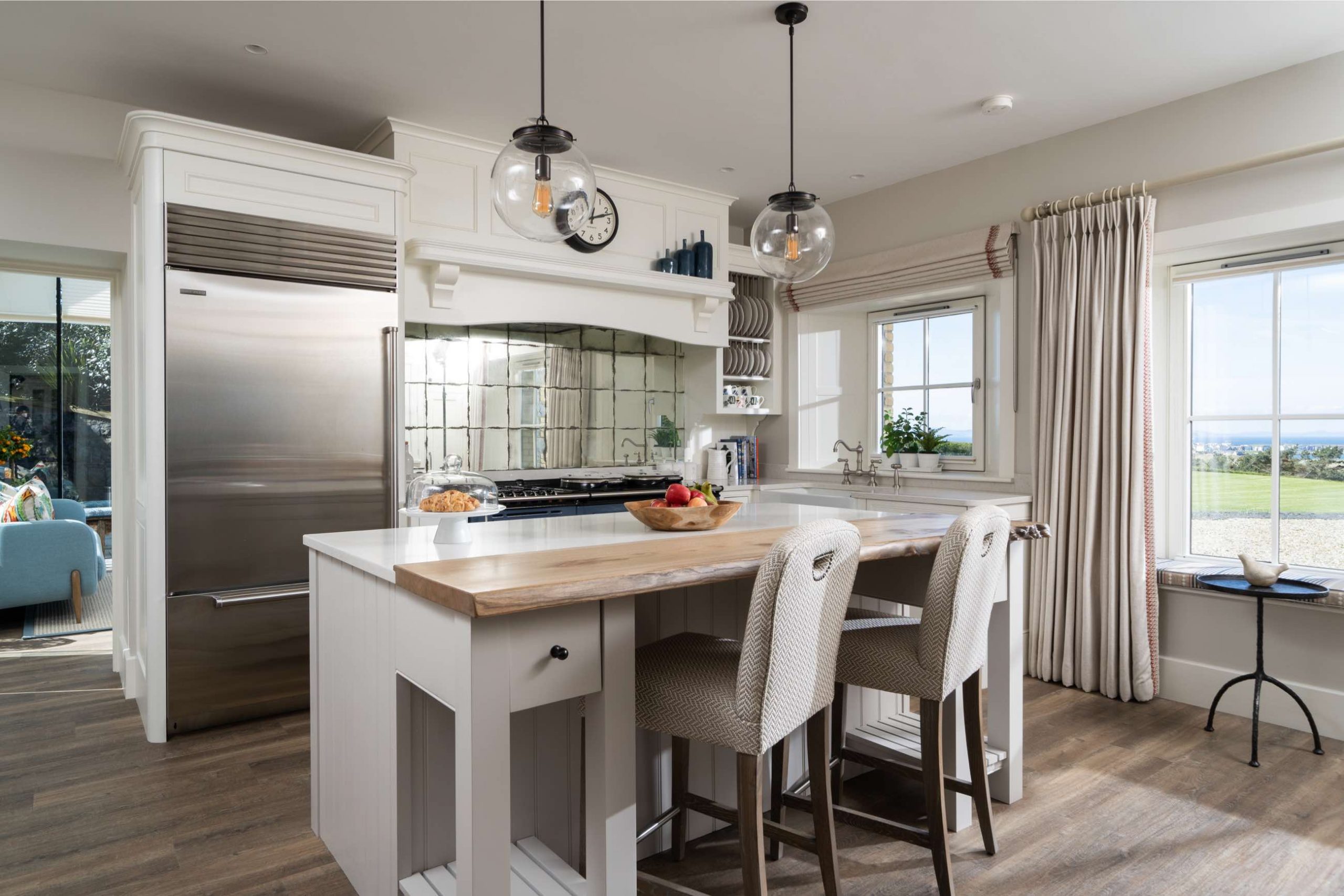 Northern Irish coastal villa, interior design, kitchen